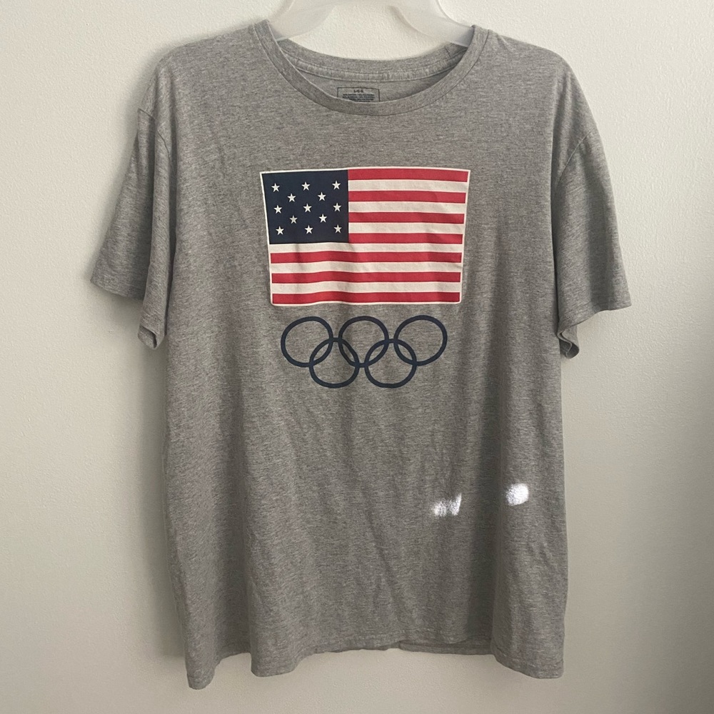 USA Team Apparel Grey T-Shirt-L